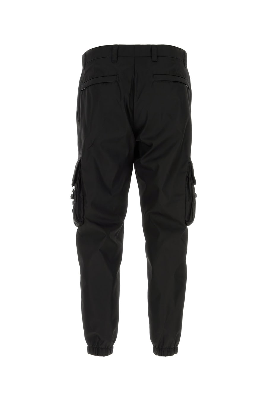 Prada Pantalone cargo in Re-Nylon nero, view 2