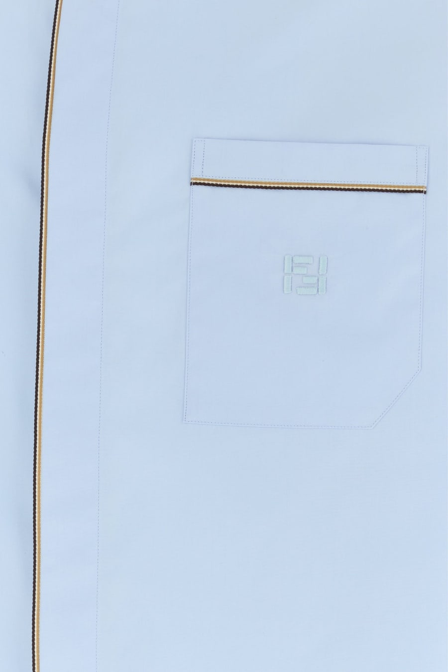 Fendi Camicia in popeline azzurro, view 5