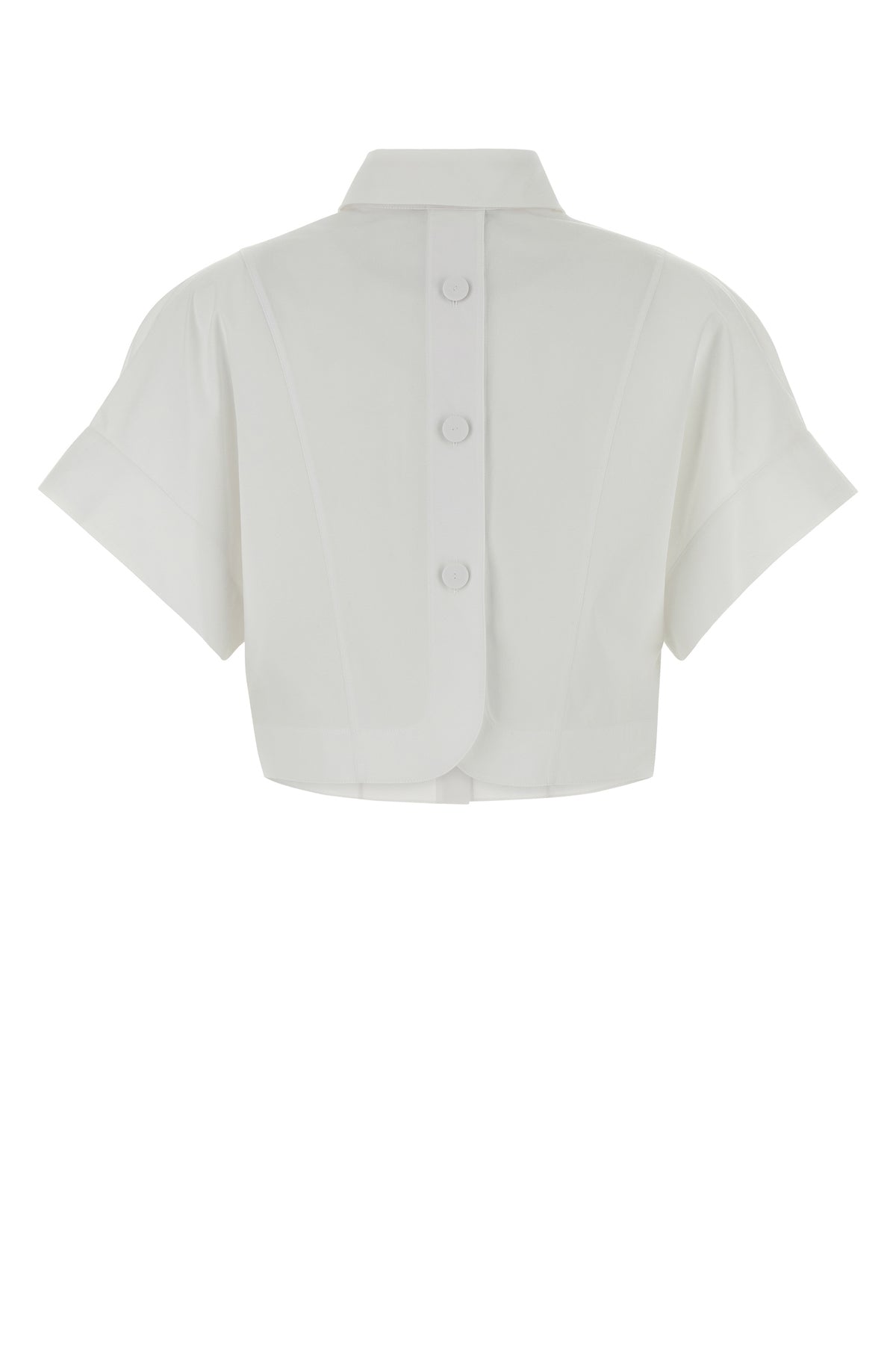 Fendi Camicia in popeline bianco, view 2