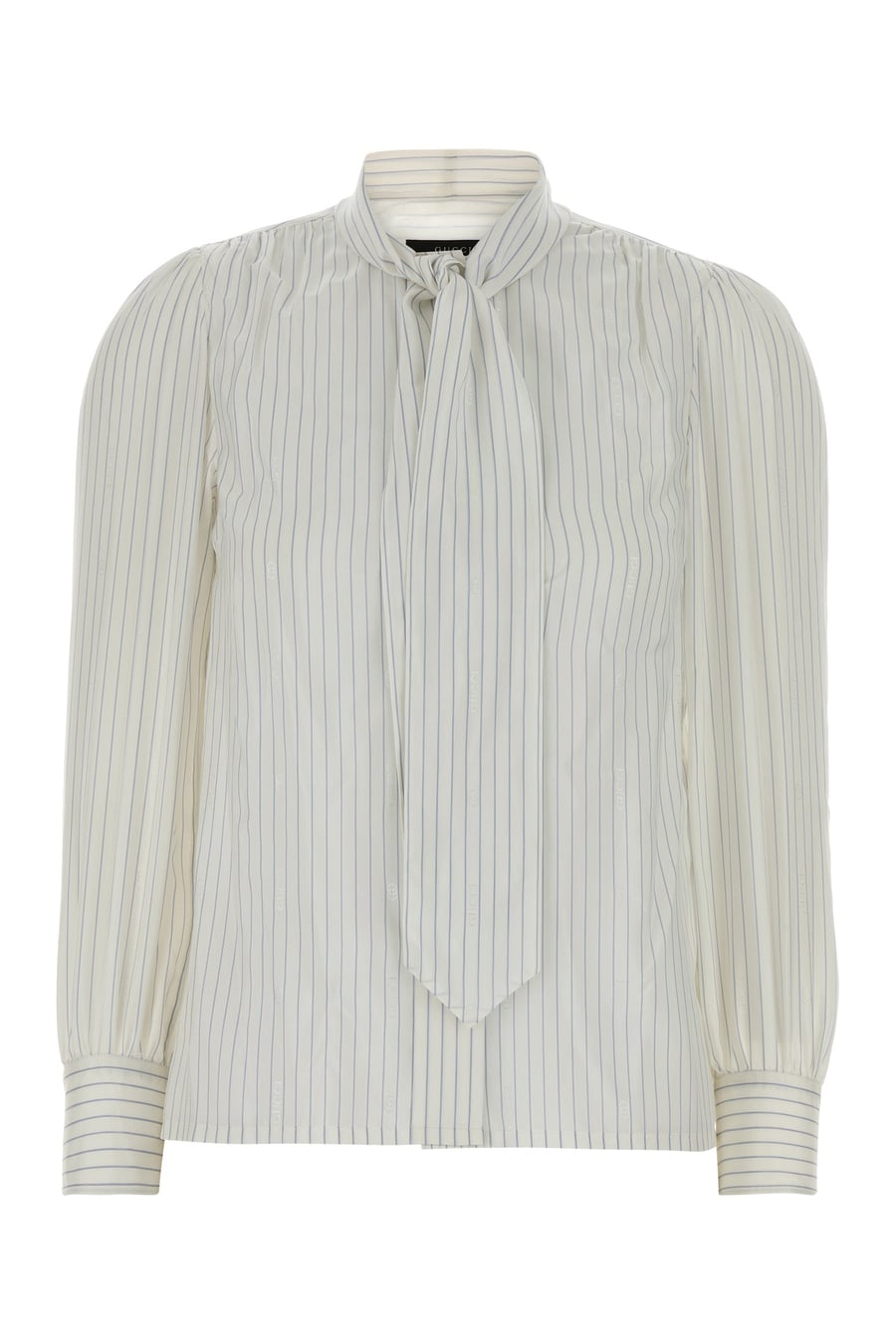 Gucci Camicia in seta ricamata