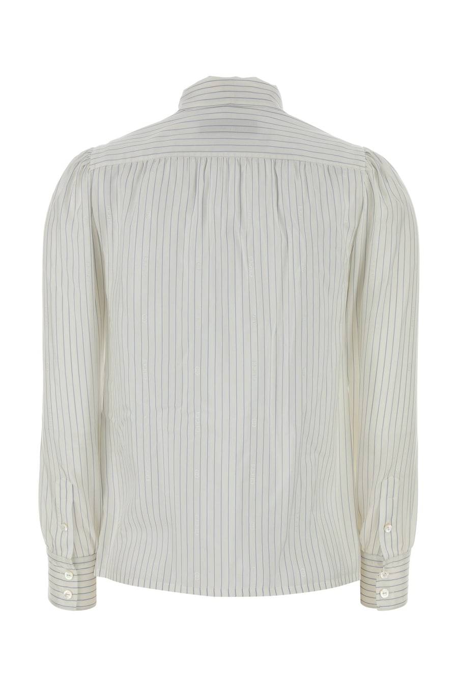 Gucci Camicia in seta ricamata, view 2