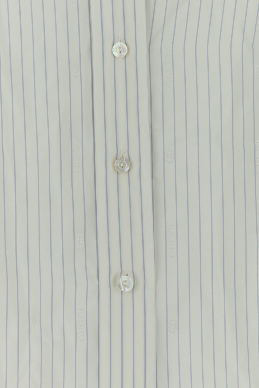 Gucci Camicia in seta ricamata, view 3