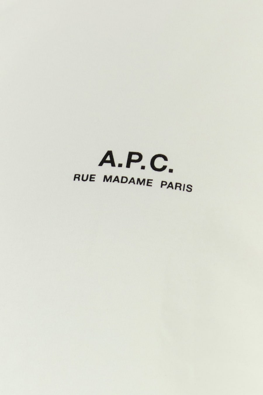 A.P.C. T-shirt Aurore in cotone bianco, view 3