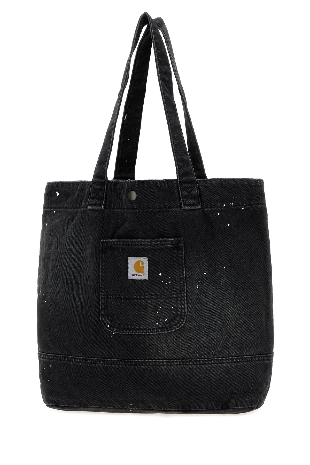 Carhartt WIP Denim Tote in denim nero, view 2