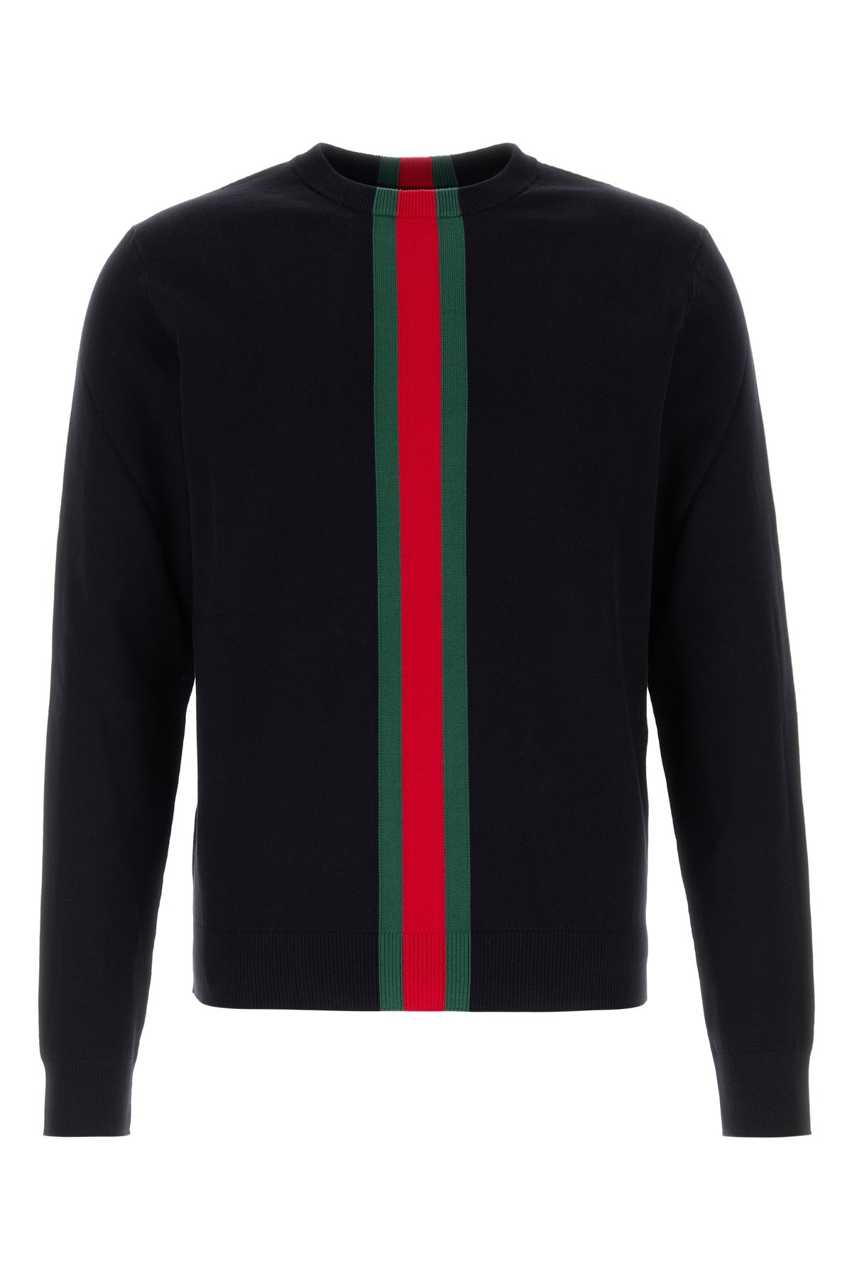Gucci Maglione in cotone blu notte