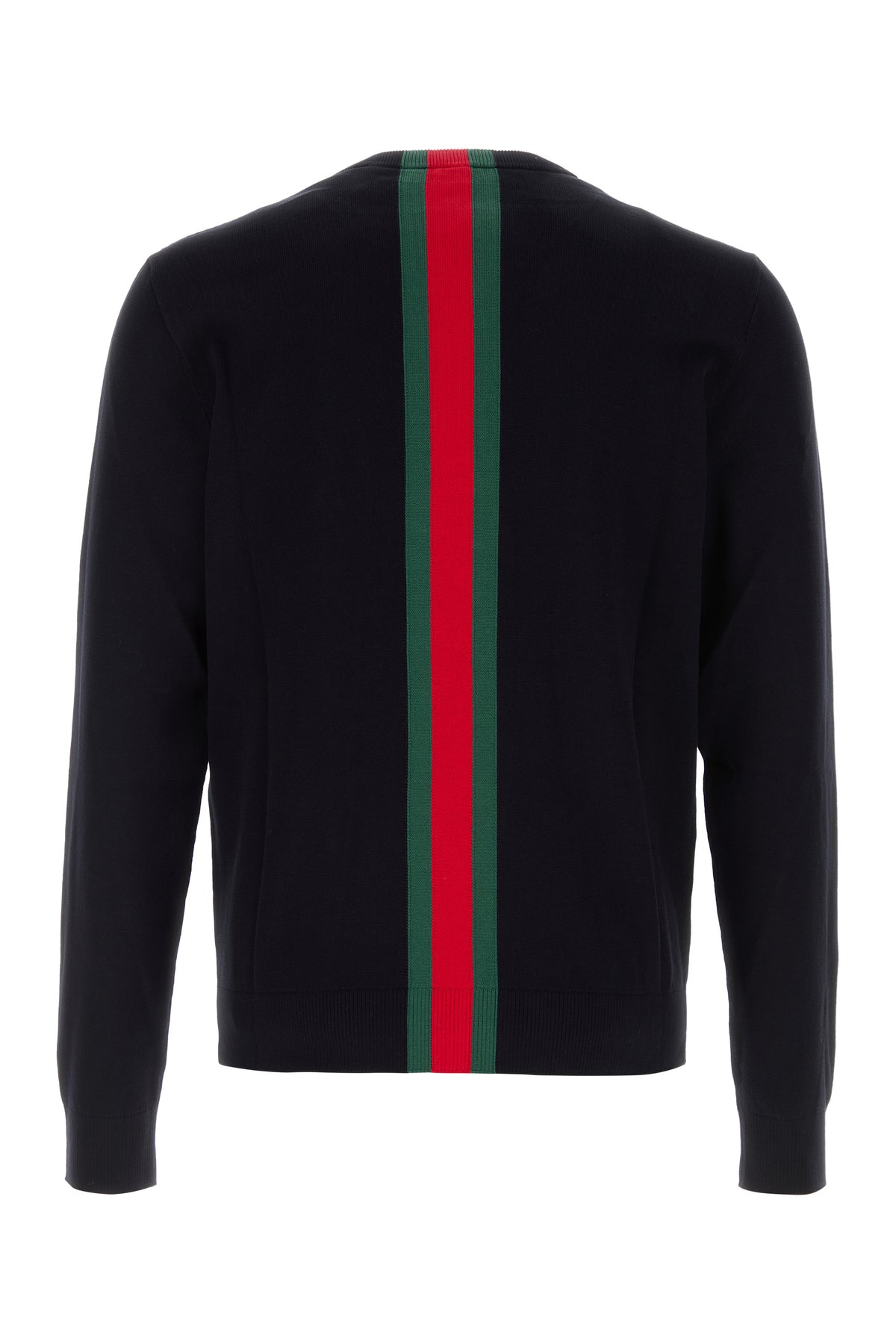 Gucci Maglione in cotone blu notte, view 2