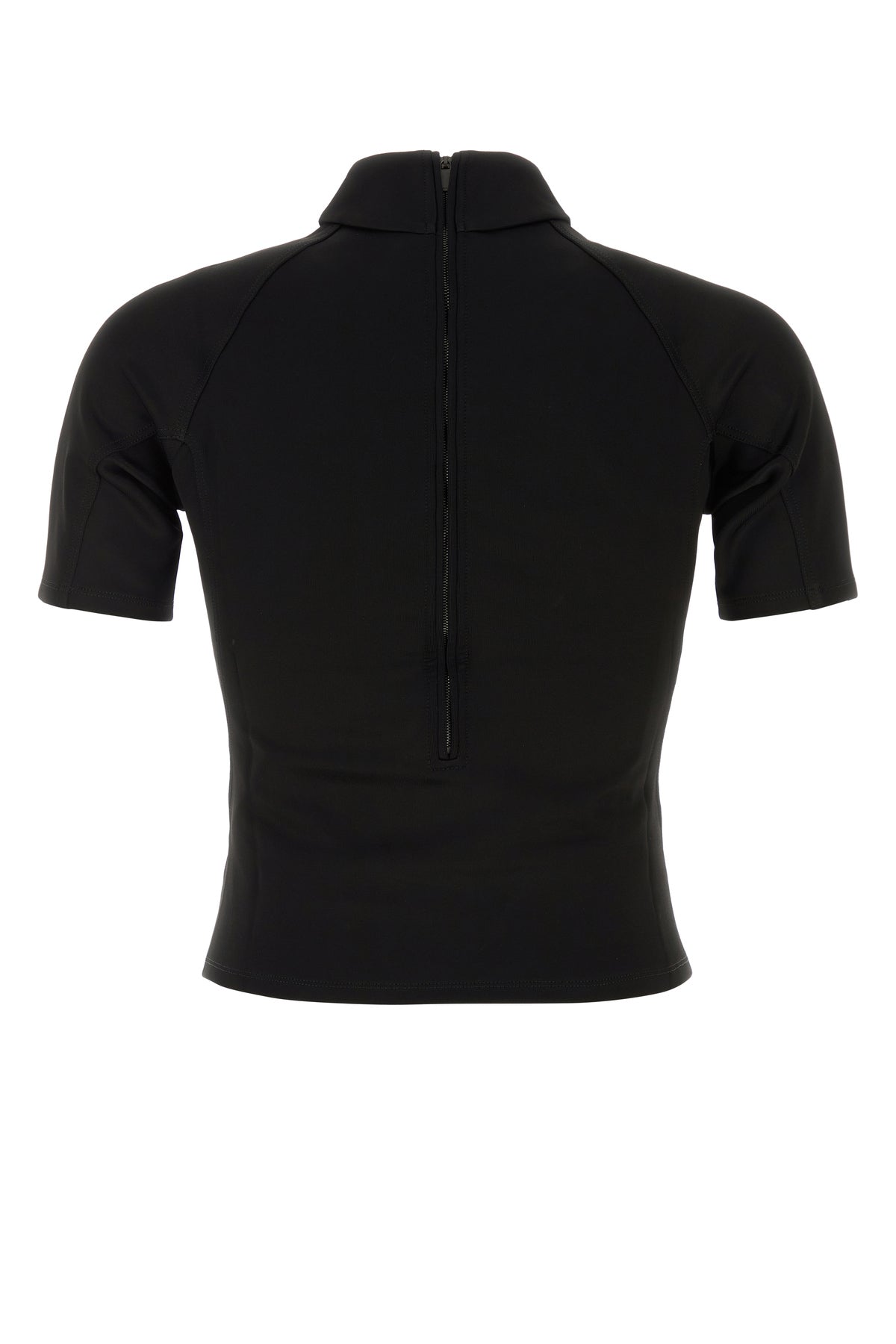 Gucci T-shirt in tessuto tecnico nero, view 2