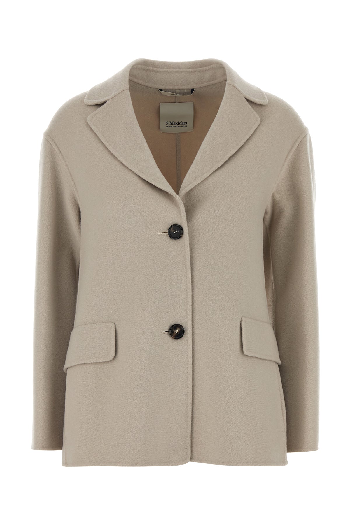 Max Mara Giacca Elfi in lana sabbia