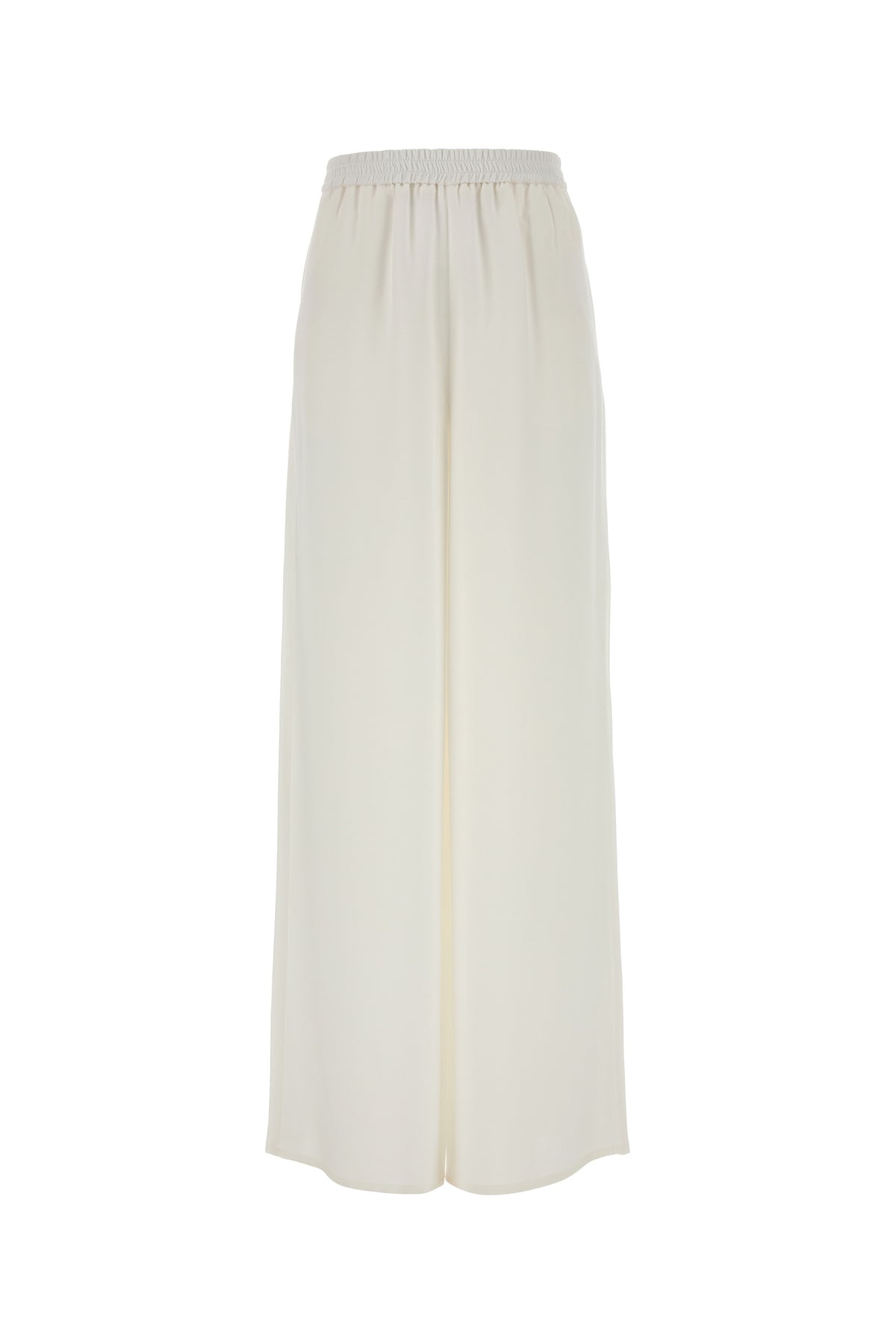 Max Mara Pantalone dalla gamba ampia Volonta in seta bianca