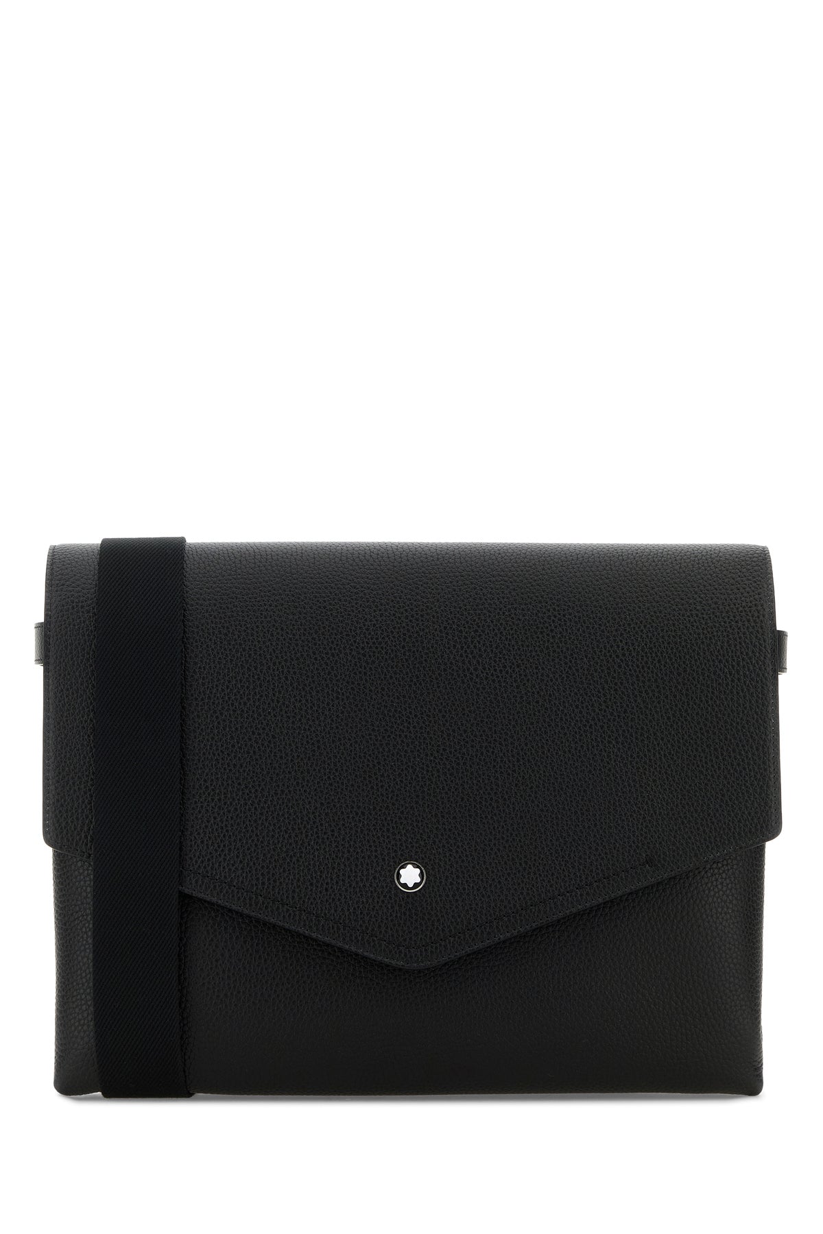 MONTBLANC Borsa a tracolla Companion in pelle nera