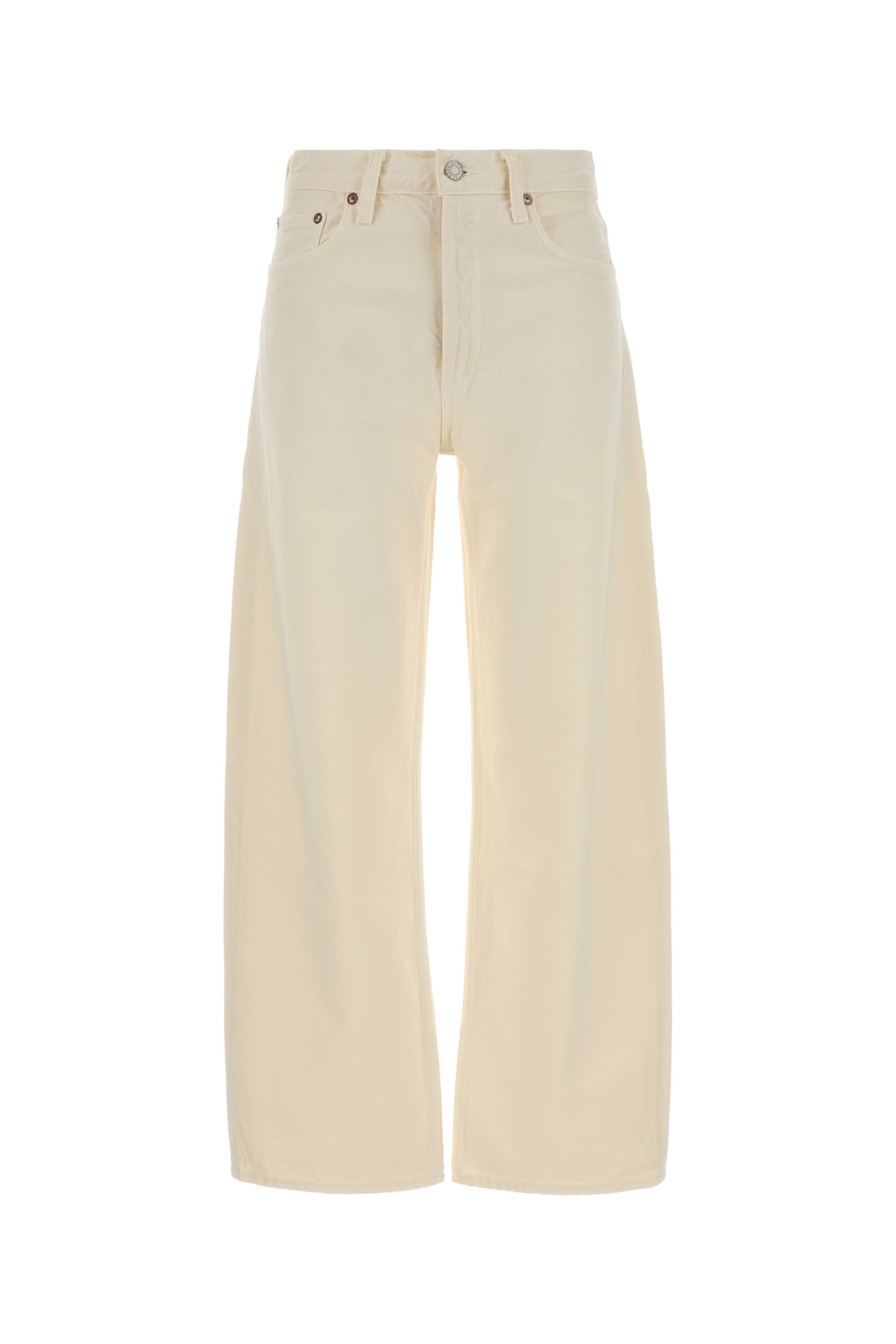 AGOLDE Jeans Arc in denim avorio