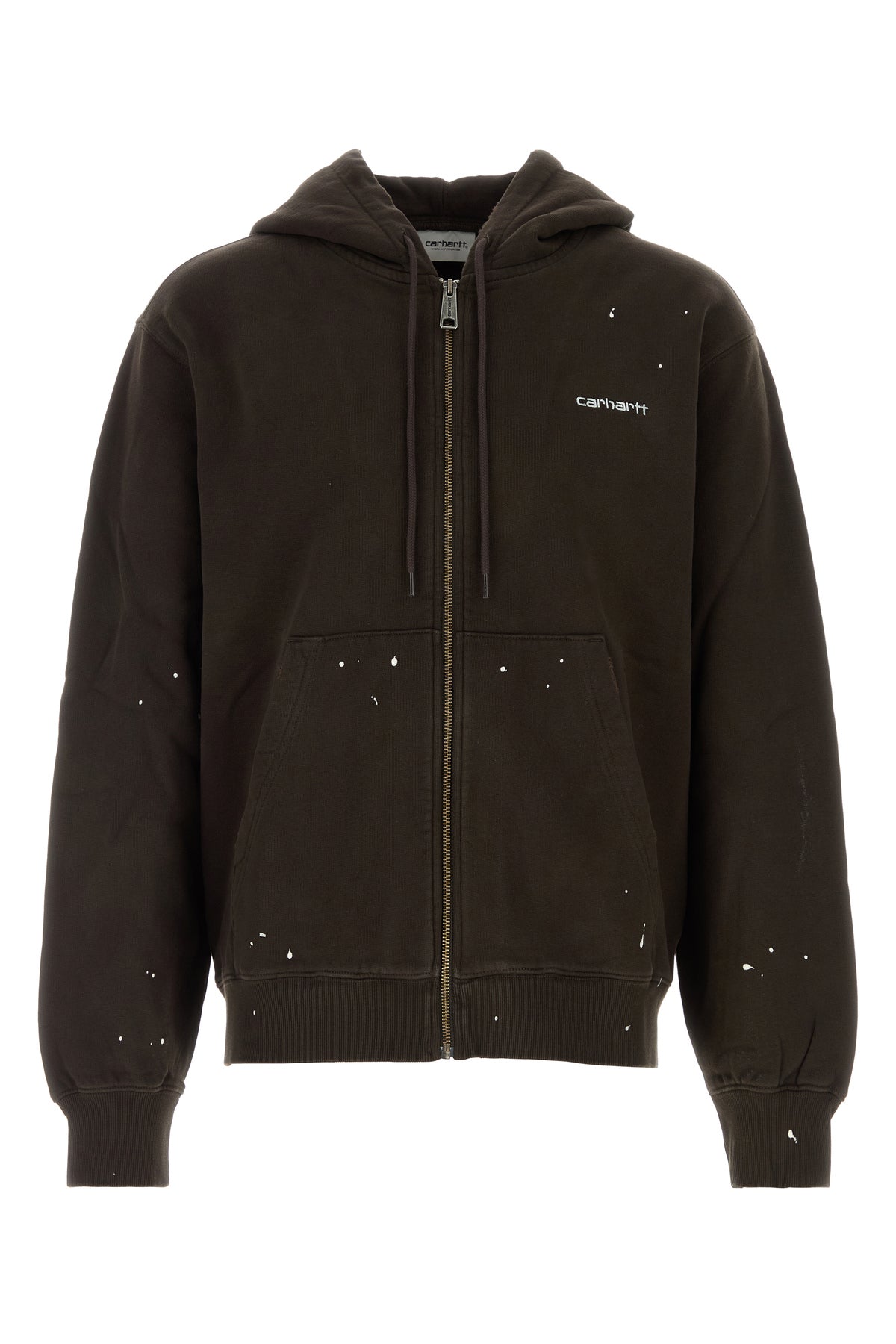 Carhartt WIP Hooded Painter Jacket in cotone testa di moro