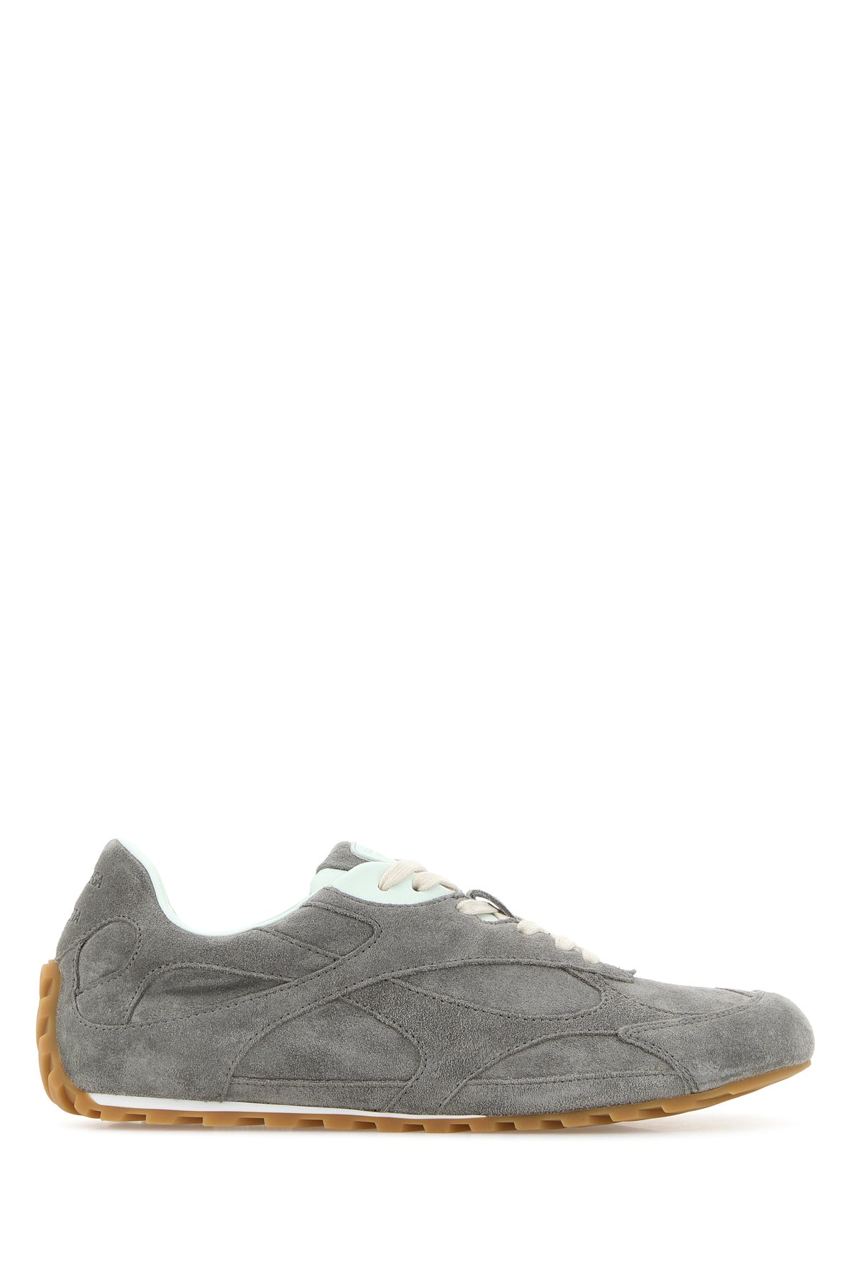 Bottega Veneta Sneaker Orbit Flash in pelle scamosciata grigia