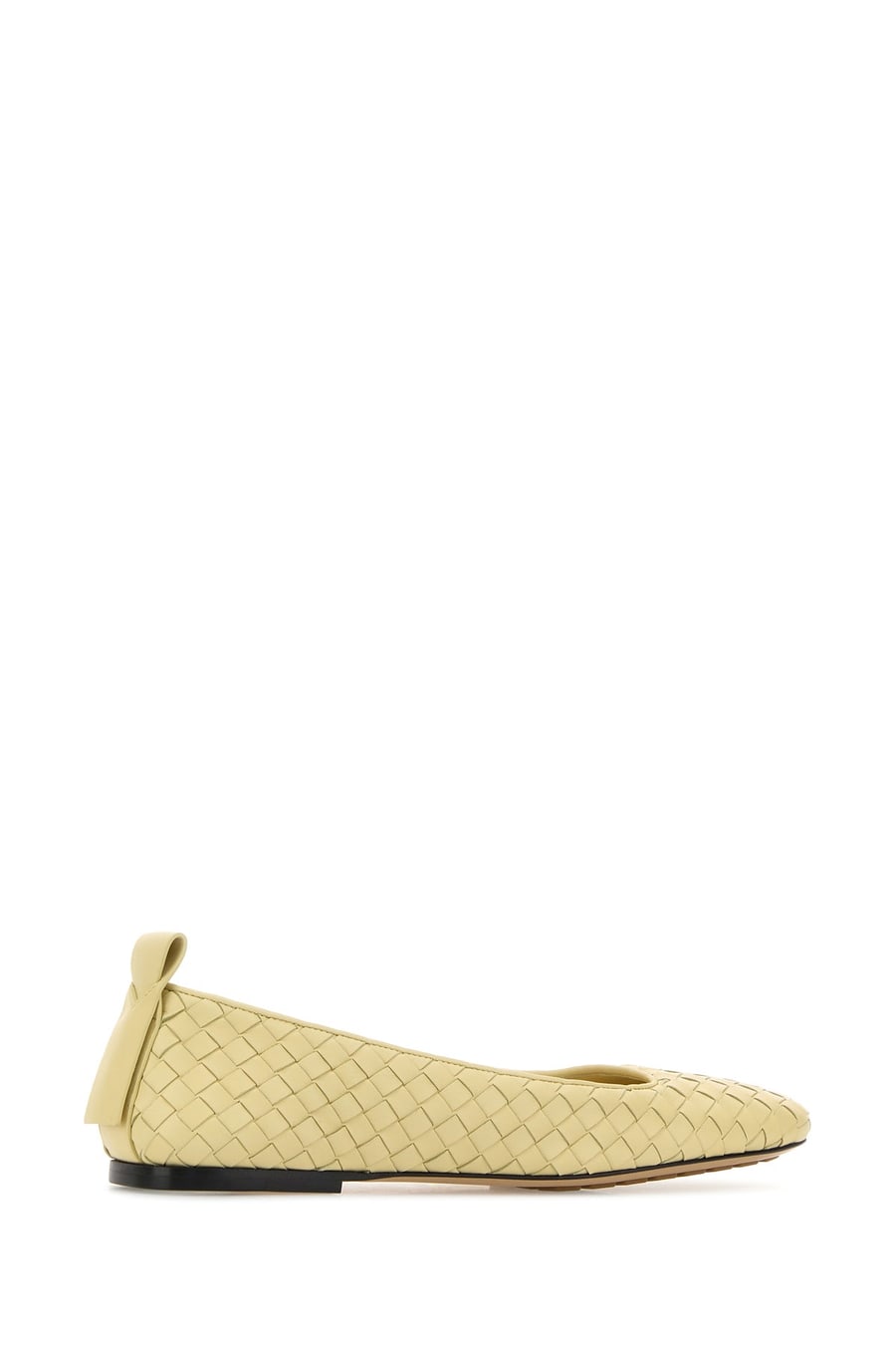 Bottega Veneta Ballerine Charlotte in pelle gialla, view 3