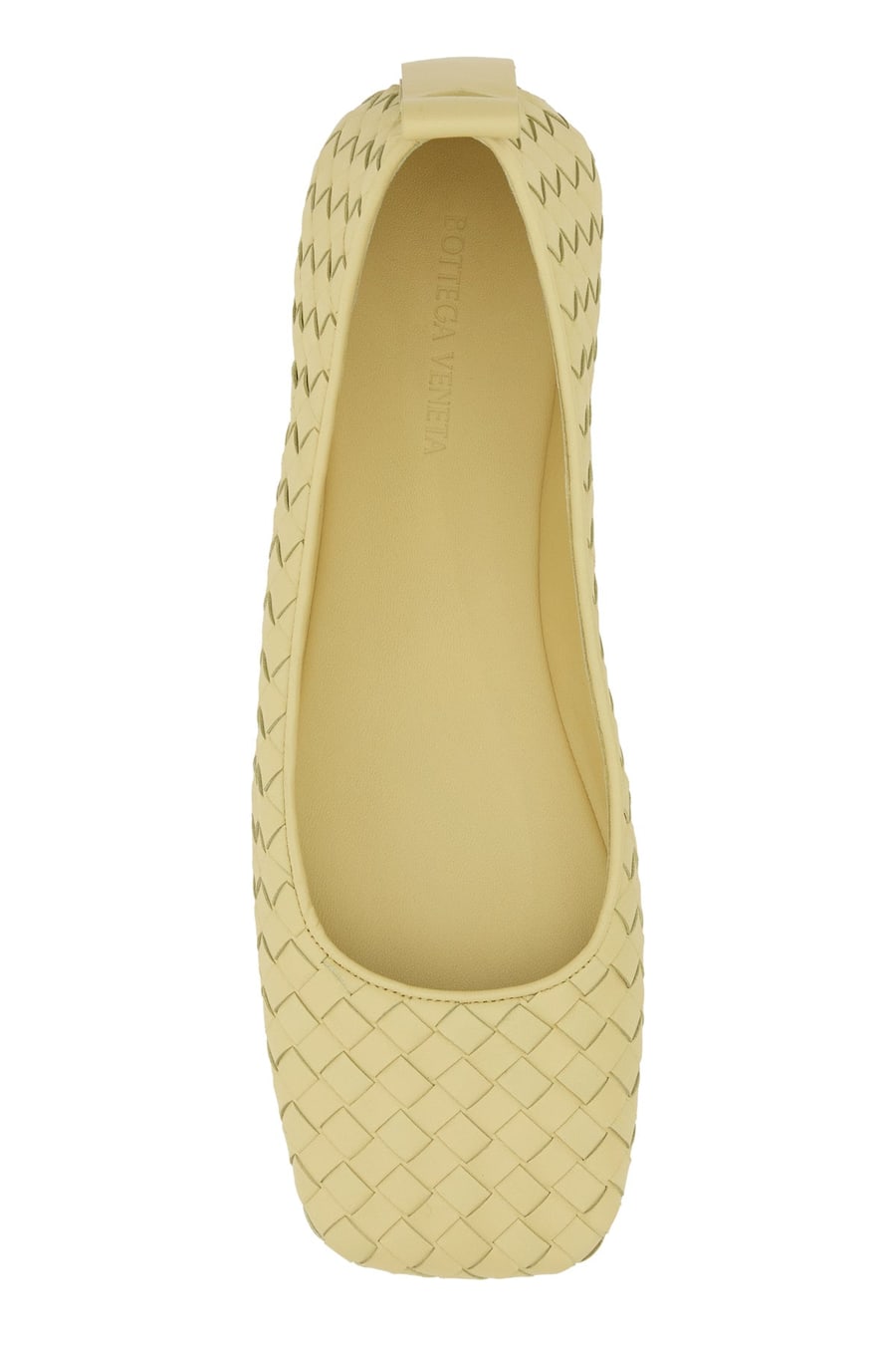 Bottega Veneta Ballerine Charlotte in pelle gialla, view 4
