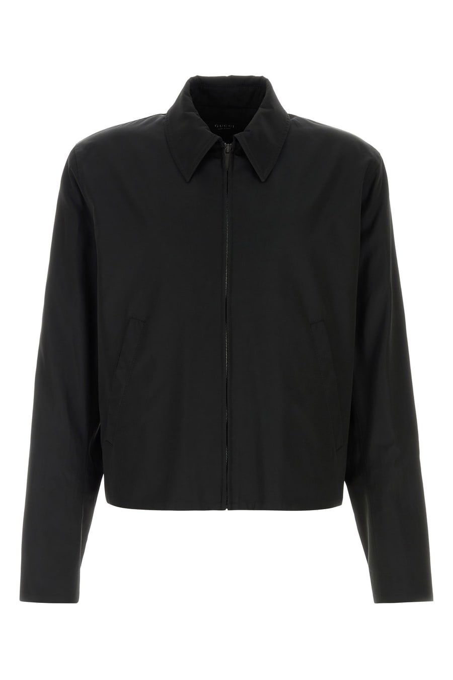 Gucci Giubbino in faille nero