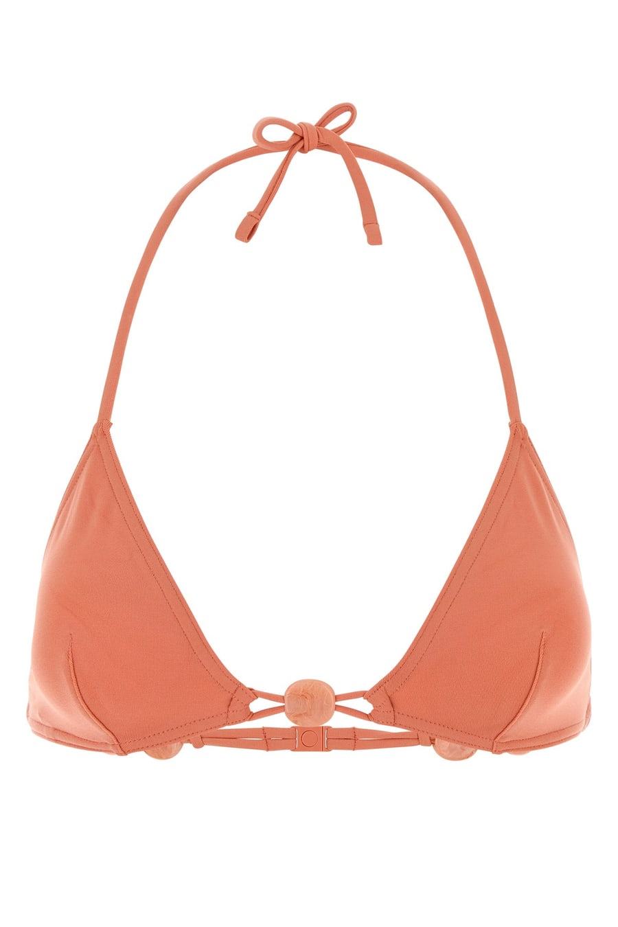 ERES Top bikini Alva in nylon stretch pesca