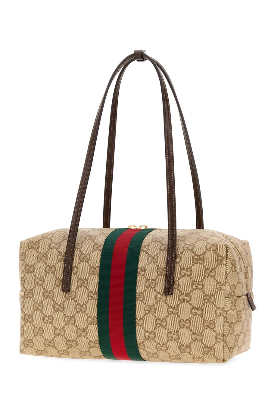 Gucci Borsa a spalla Gucci Melrose media in tela GG, view 2