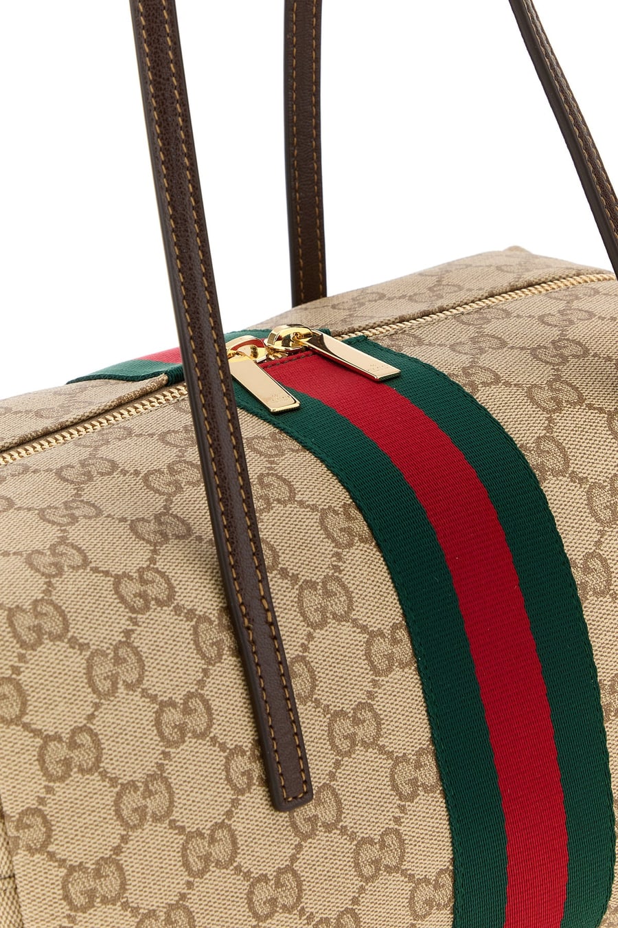 Gucci Borsa a spalla Gucci Melrose media in tela GG, view 4