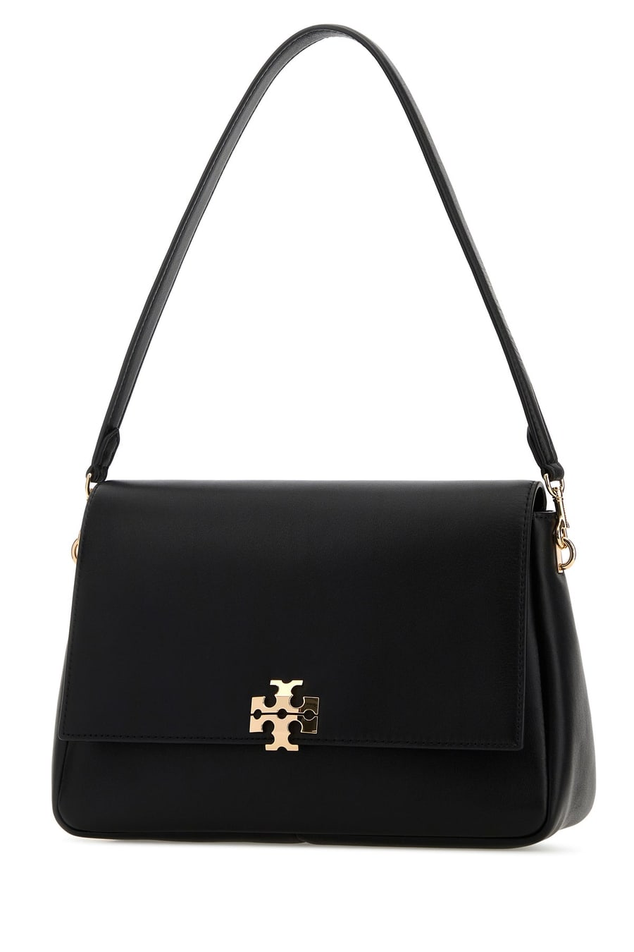 Tory Burch Borsa a spalla Charlie in pelle nera, view 2