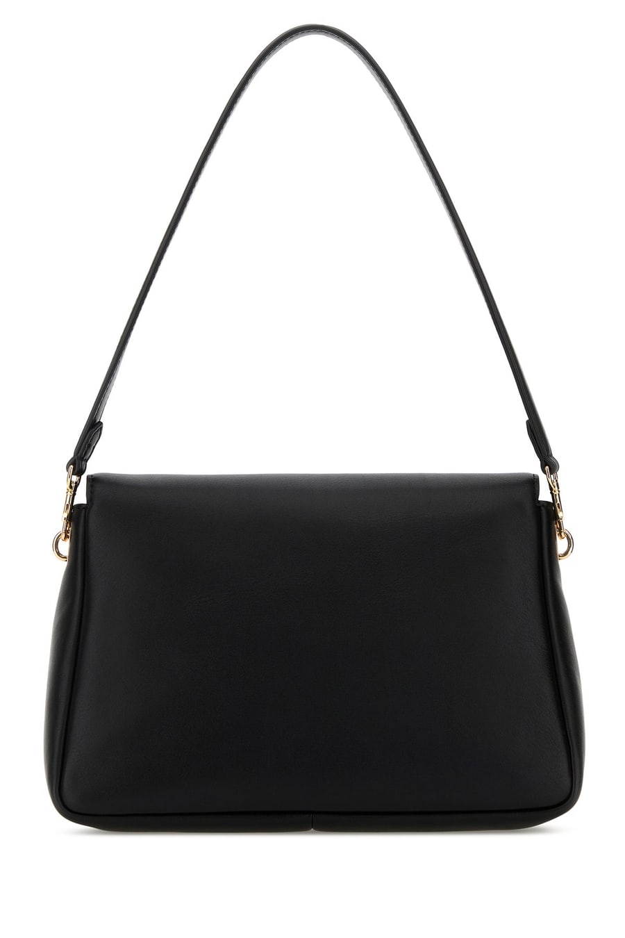 Tory Burch Borsa a spalla Charlie in pelle nera, view 3