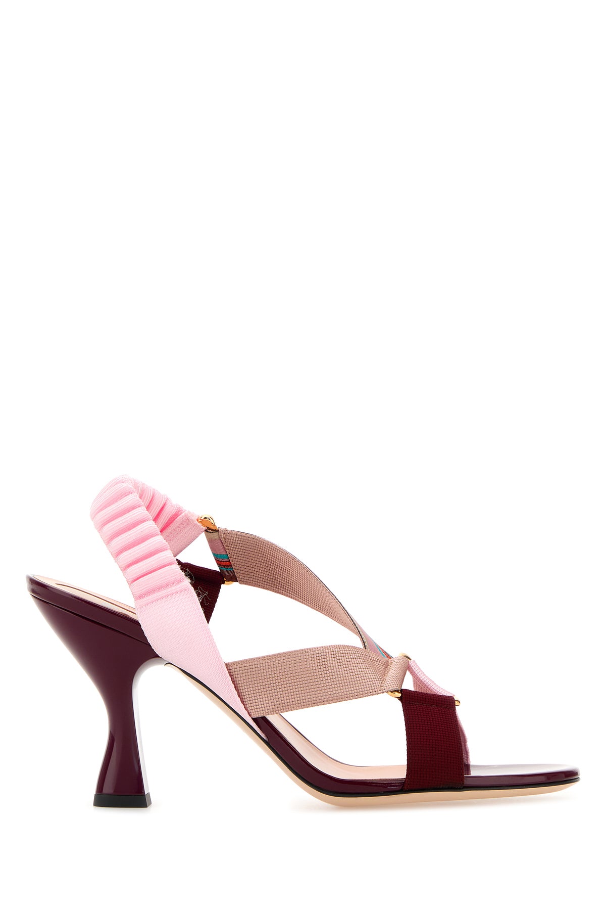 Fendi Sandali Colibrì Iconic in tessuto multicolor