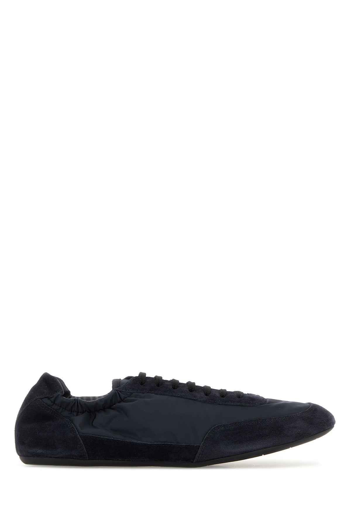 Prada Sneakers blu navy in nylon e pelle scamosciata