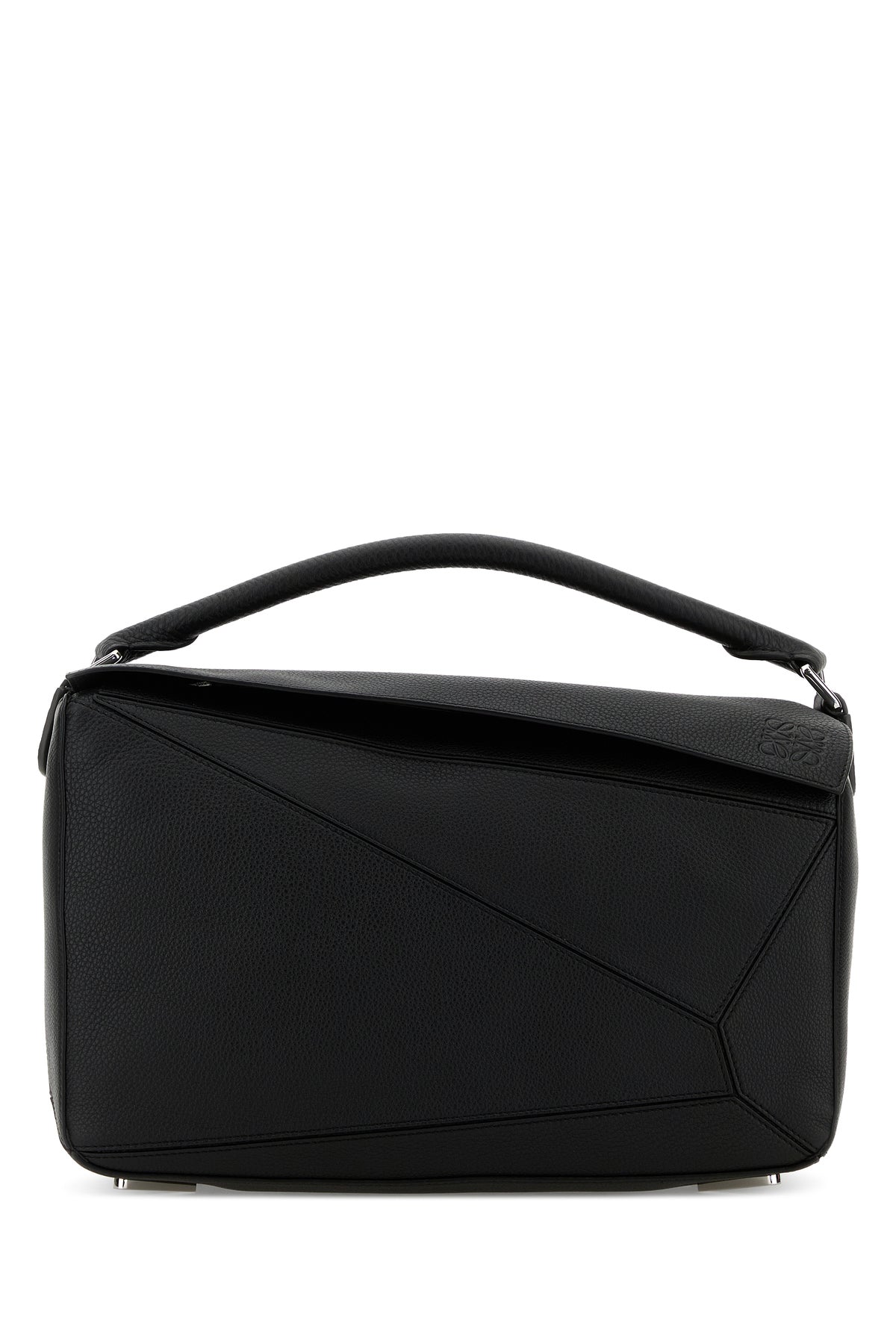 Loewe Borsa a mano Puzzle grande in pelle nera
