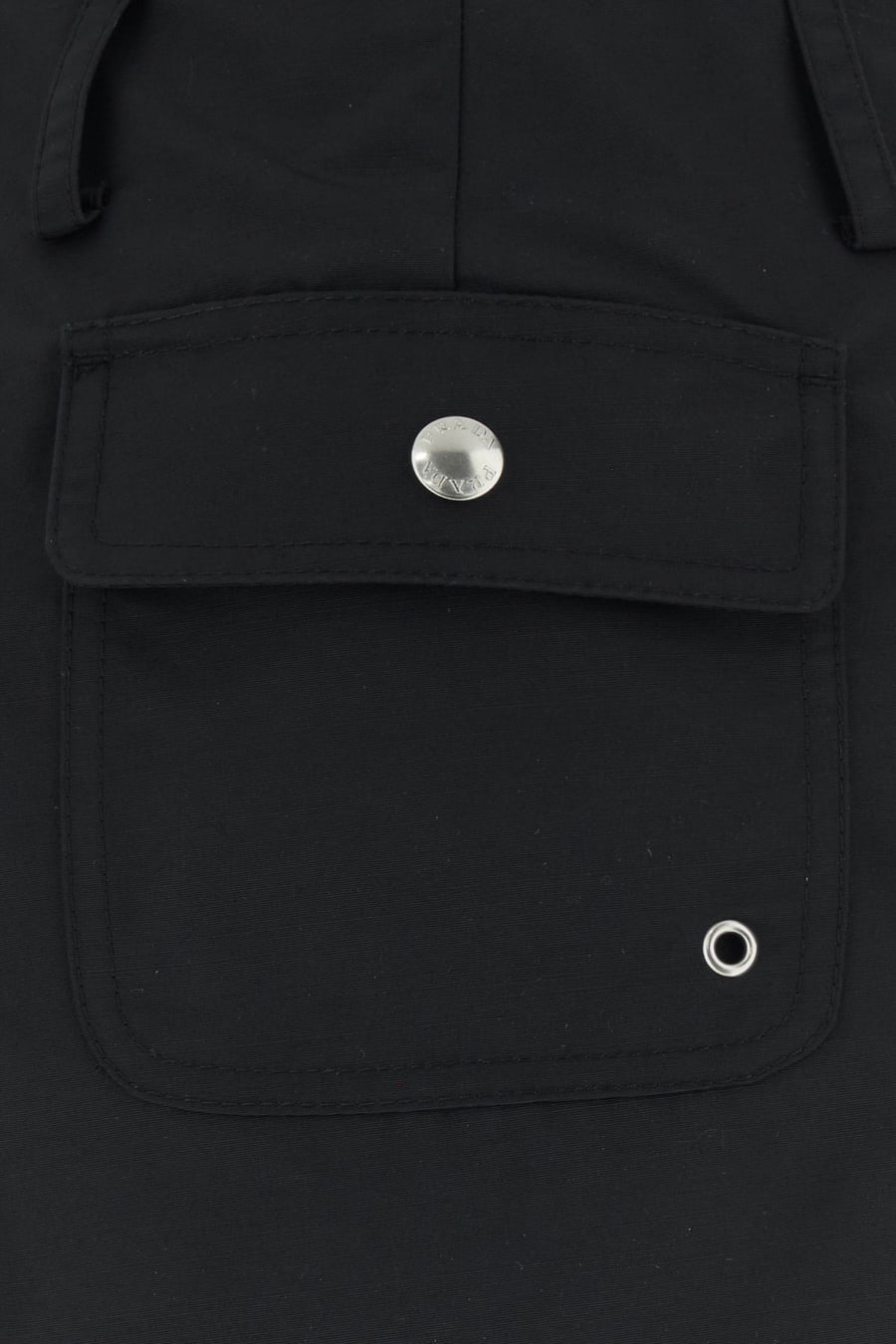 Prada Shorts in nylon nero, view 3