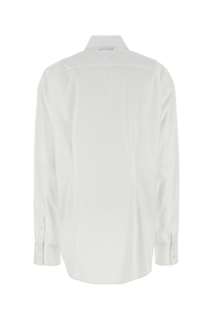 Prada Camicia in popeline bianco, view 2