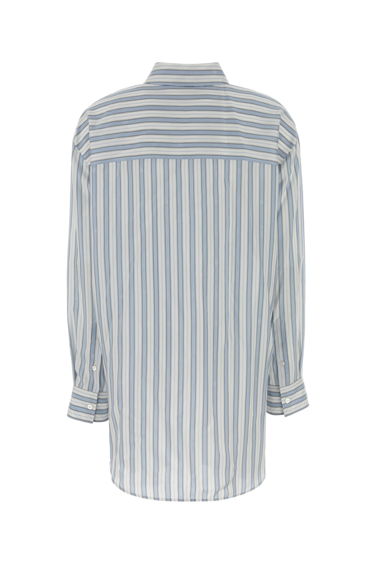 Gucci Camicia oversize in seta ricamata, view 2