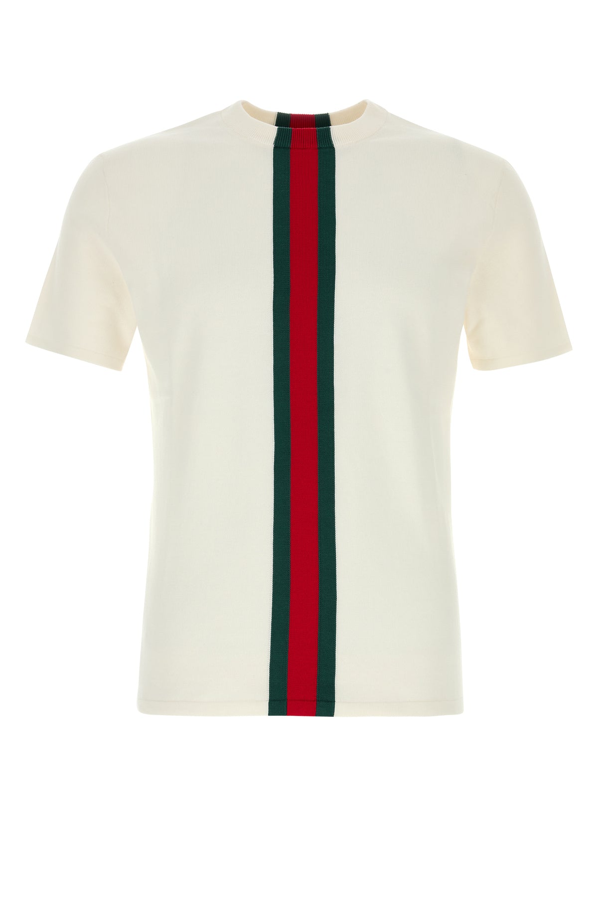 Gucci T-shirt in maglia bianca