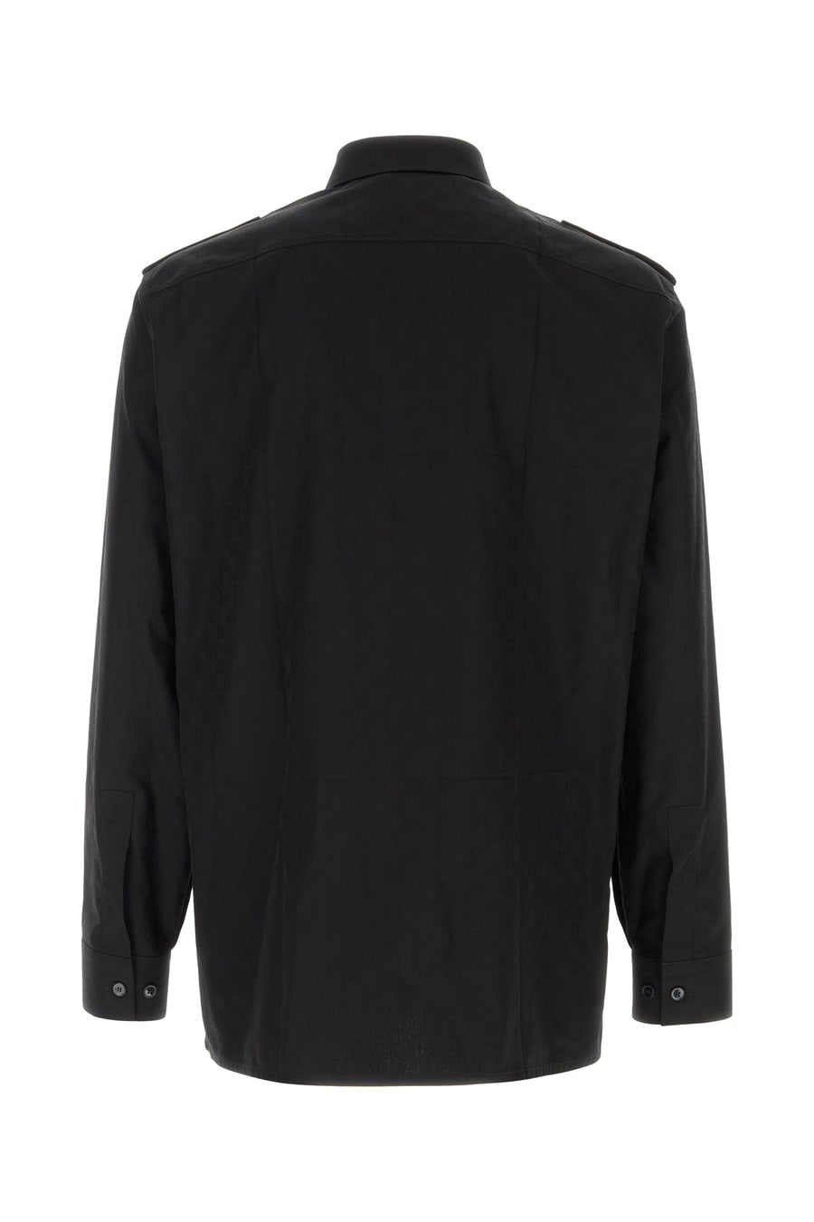 Gucci Camicia in popeline nero, view 2
