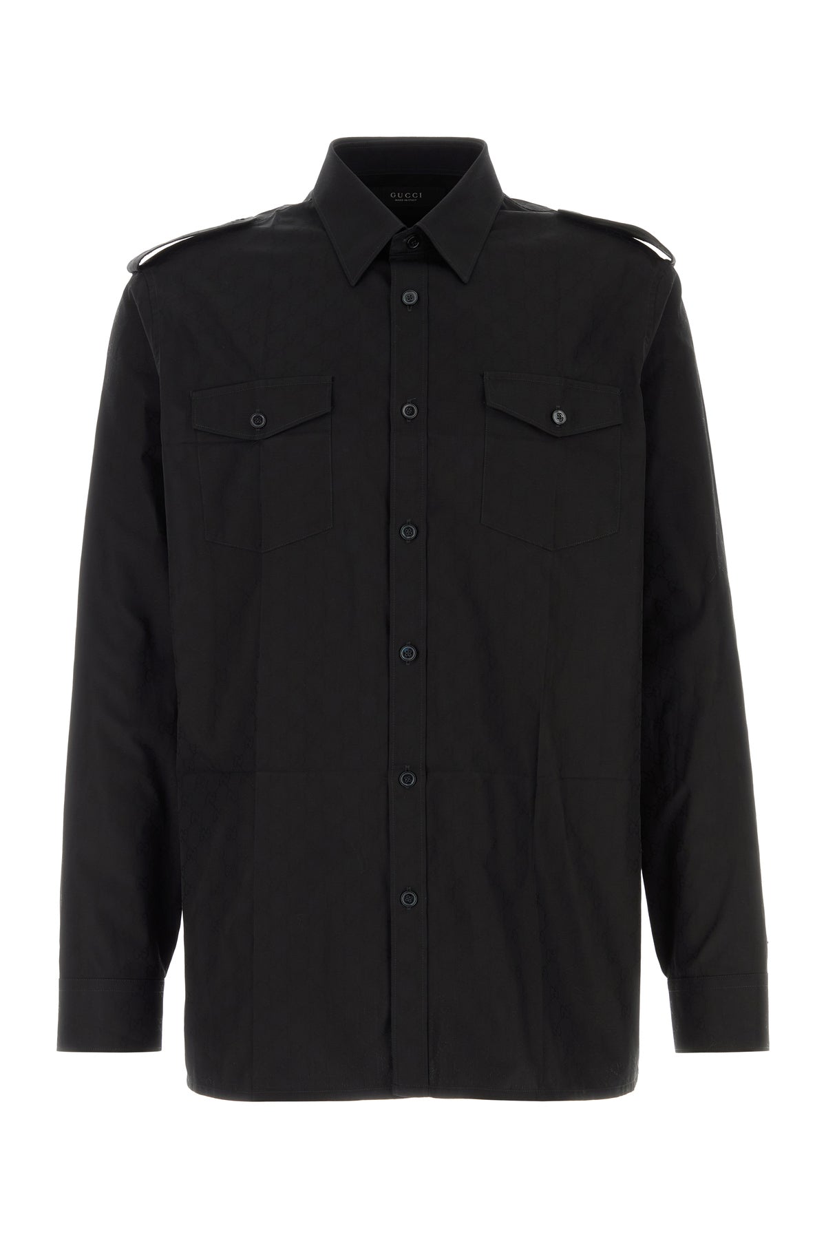 Gucci Camicia in popeline nero
