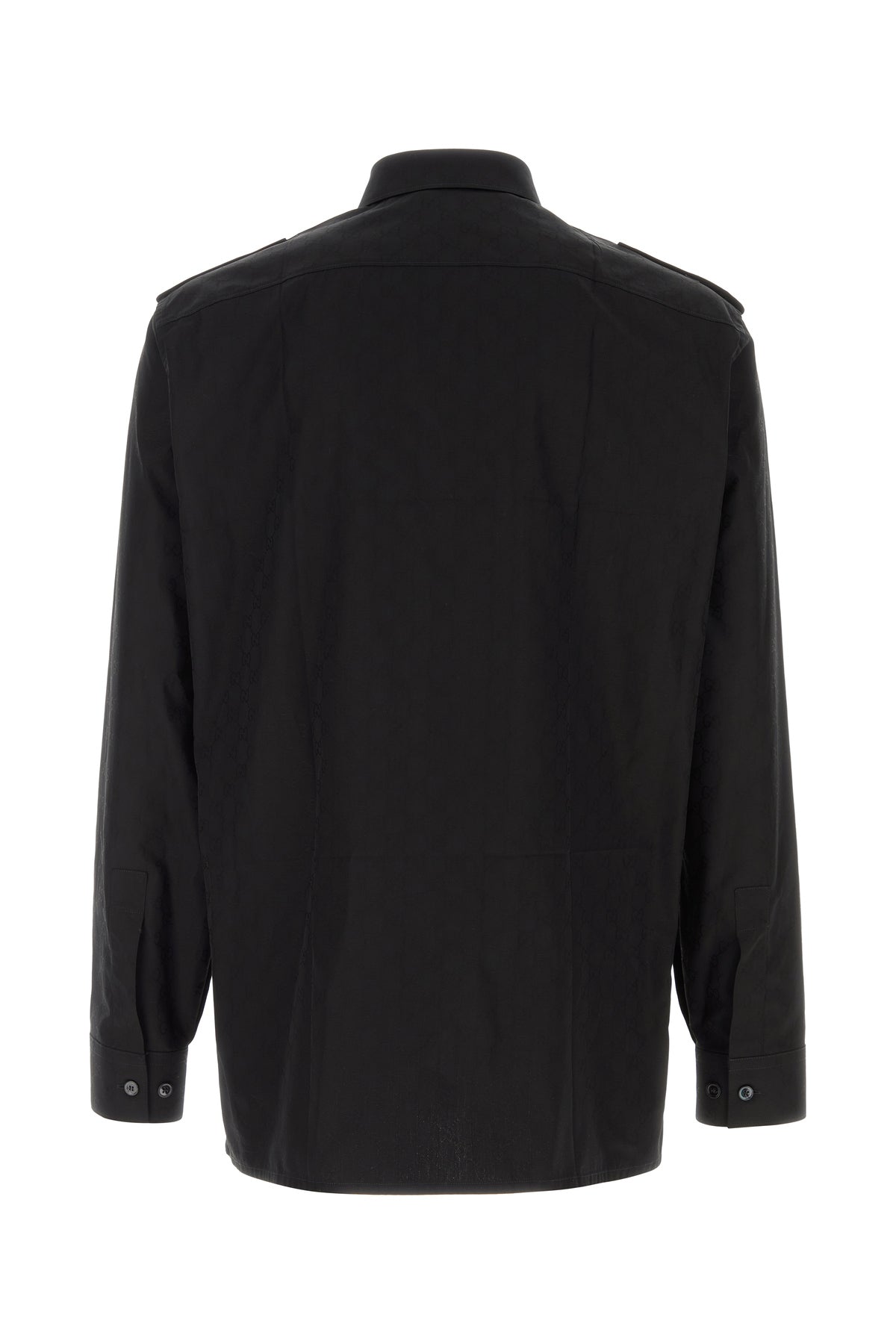 Gucci Camicia in popeline nero, view 2