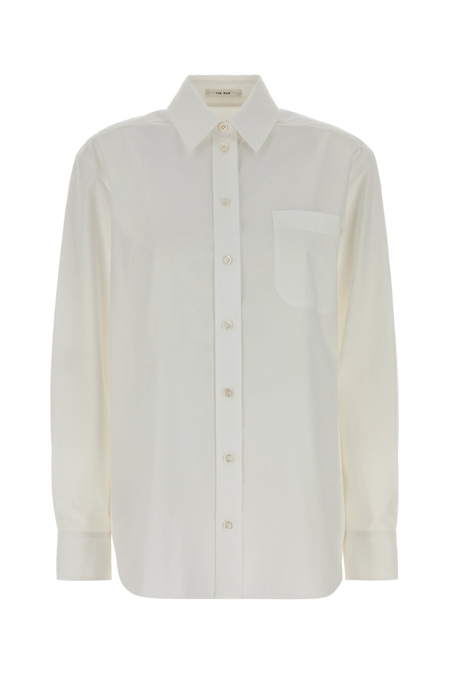 The Row Camicia Gavina in cotone bianco