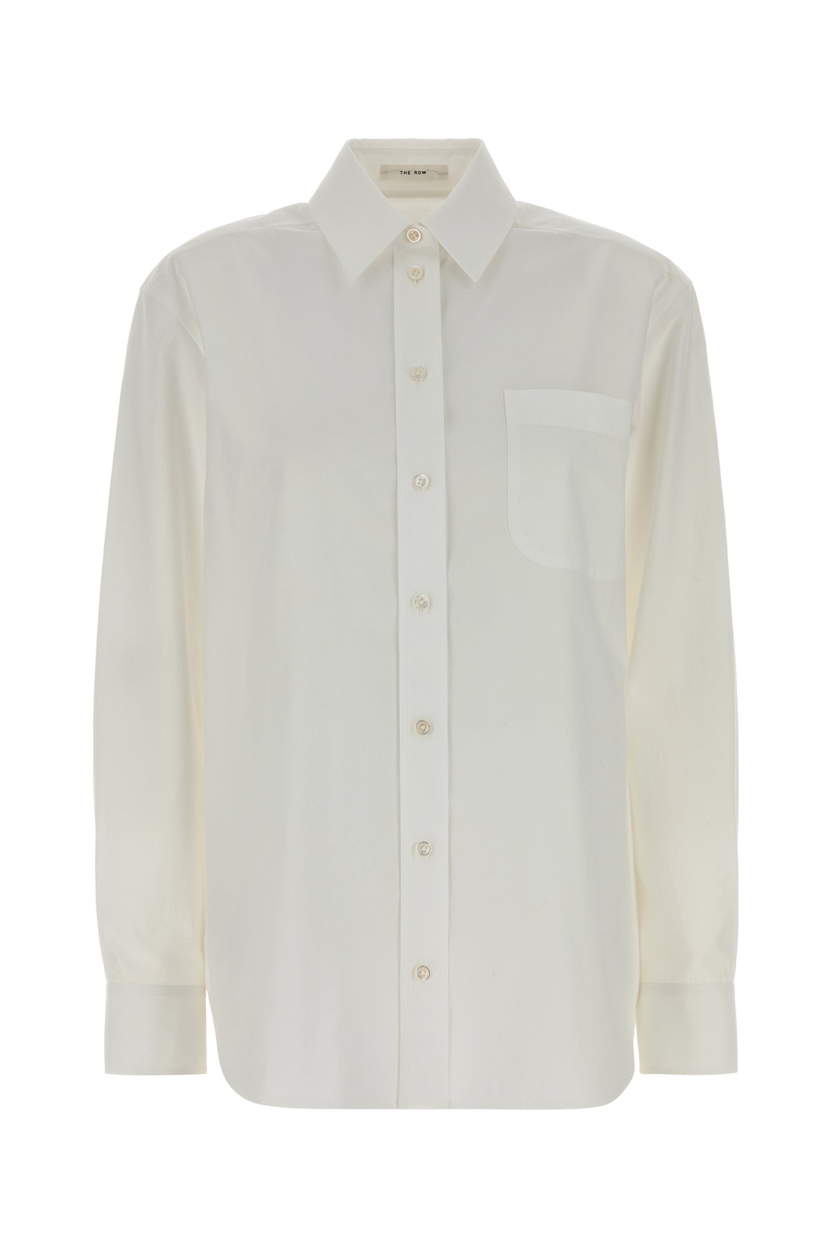 The Row Camicia Gavina in cotone bianco