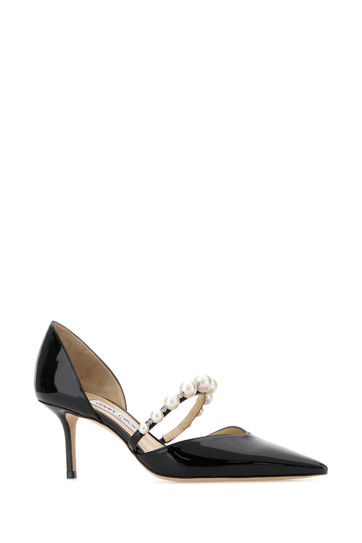 Jimmy Choo Scarpe con tacco Aurelie 65 in pelle nera, view 2