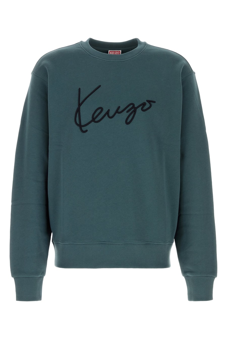 KENZO Felpa in cotone avio
