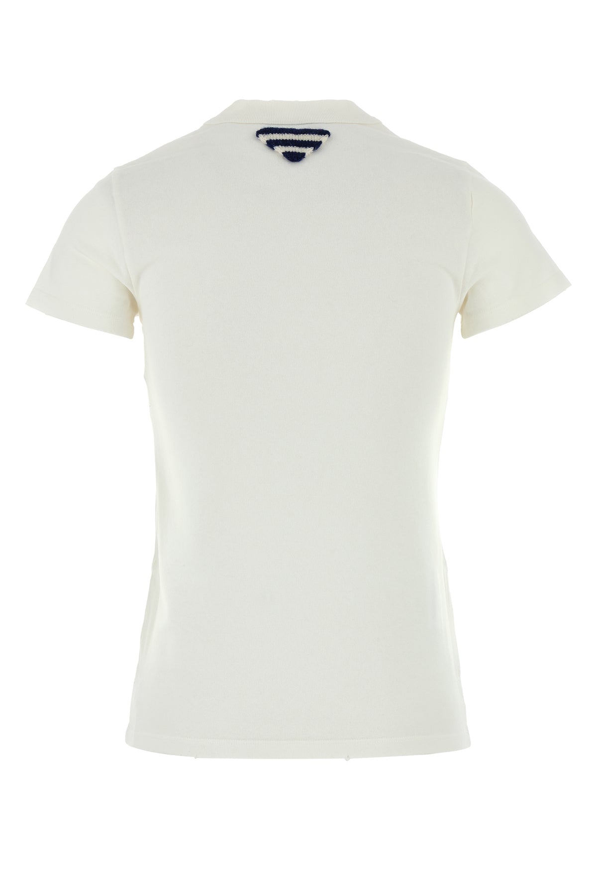 Prada T-shirt in cotone bianco, view 2