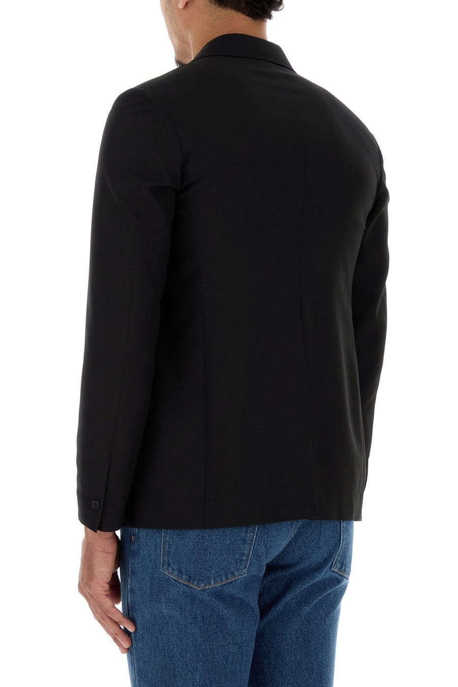 Jil Sander Giacca in lana nera, view 4