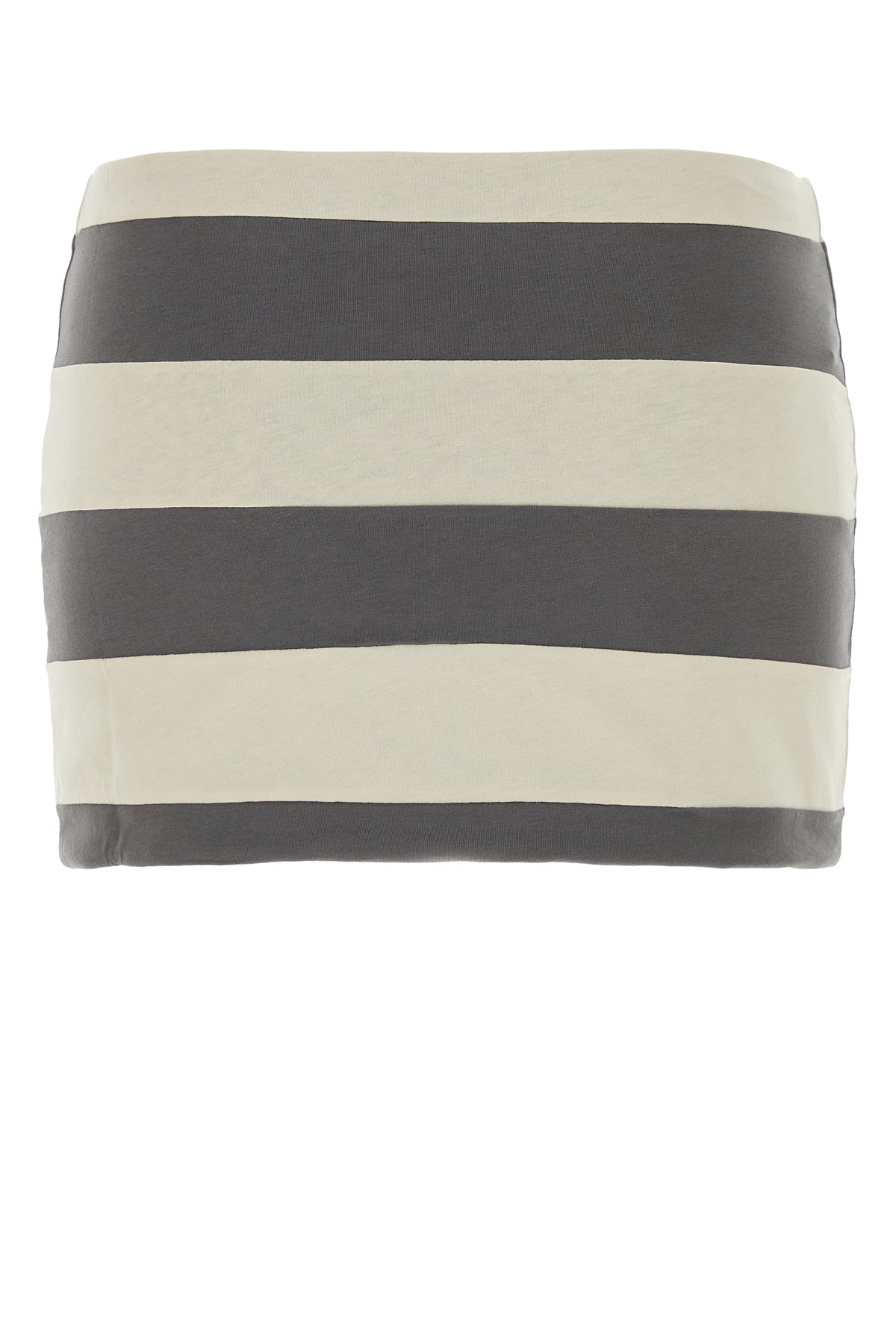 Miu Miu Mini gonna in cotone ricamato, view 2