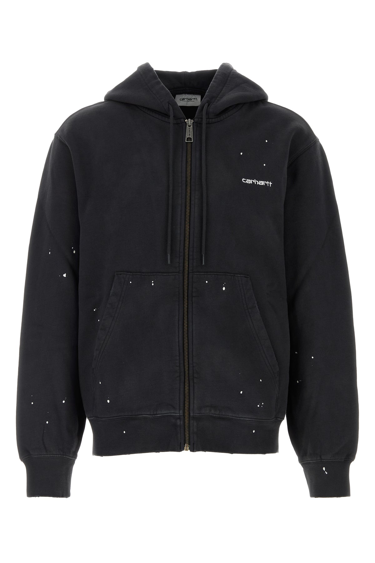 Carhartt WIP Hooded Painter Jacket in cotone ardesia