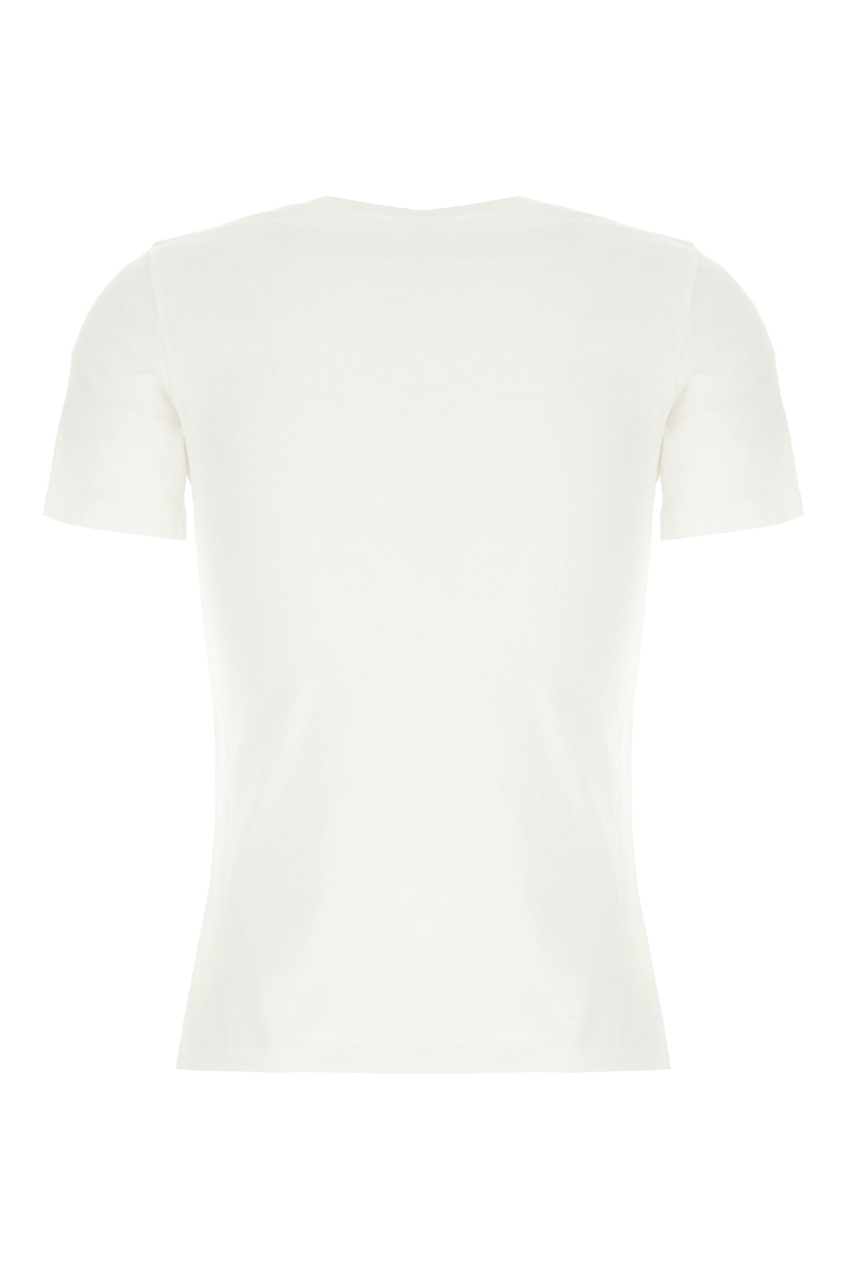 Chloé T-shirt in cotone bianco, view 2