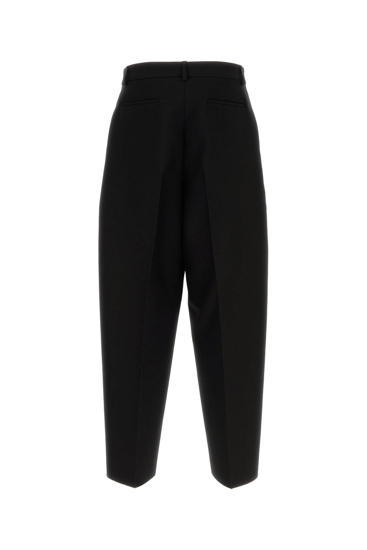 Valentino Garavani Pantalone in misto lana nera, view 2
