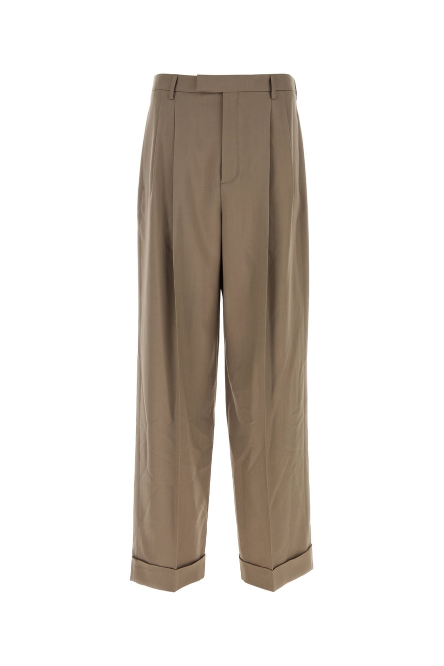 Valentino Garavani Pantalone in lana cappuccino