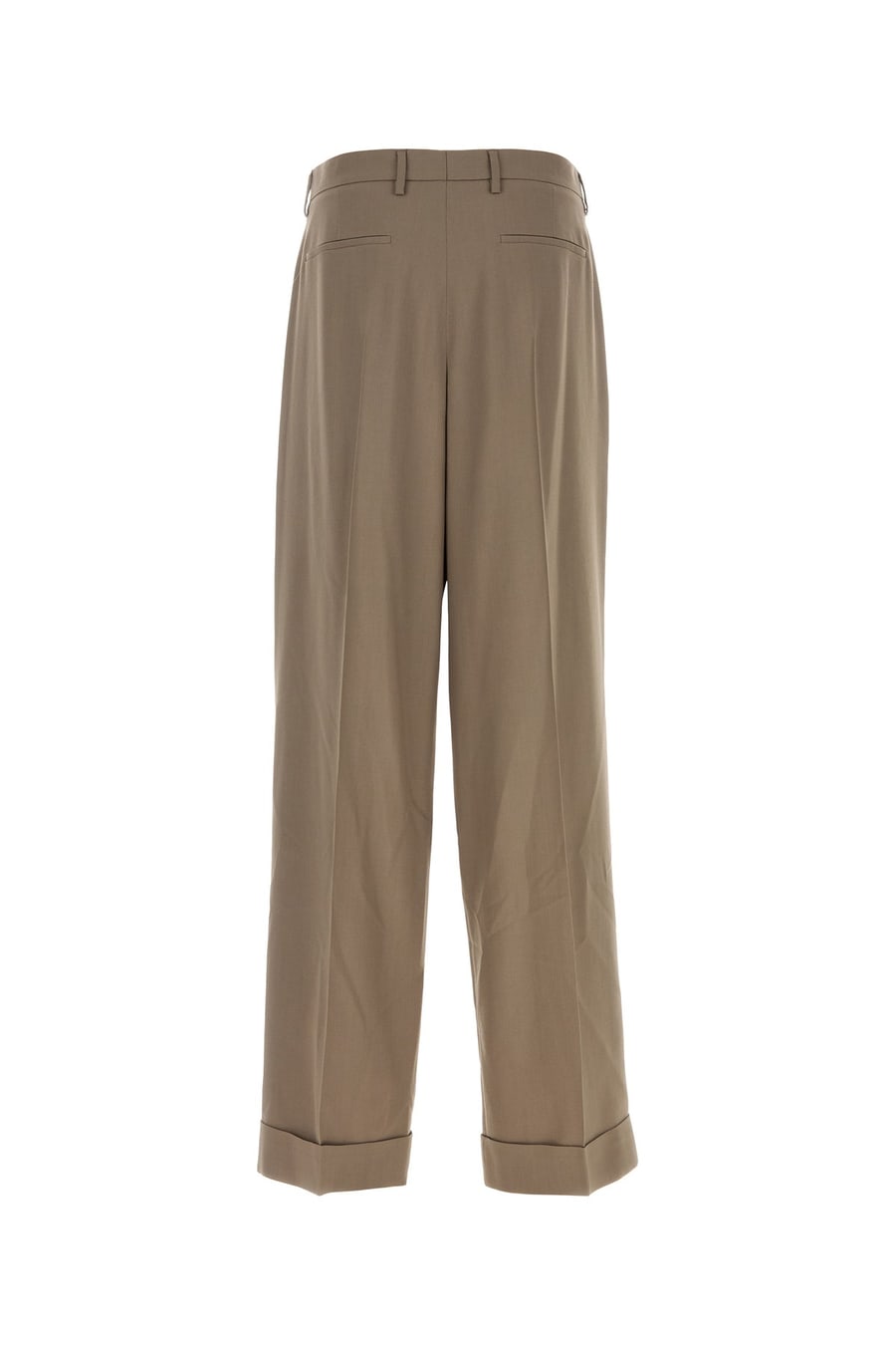 Valentino Garavani Pantalone in lana cappuccino, view 2