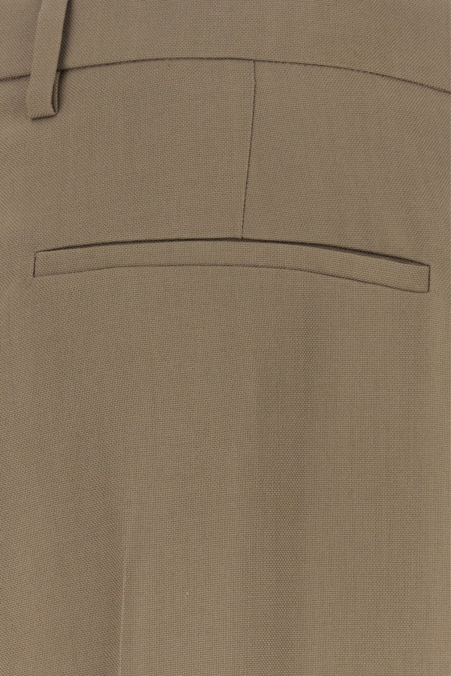Valentino Garavani Pantalone in lana cappuccino, view 3