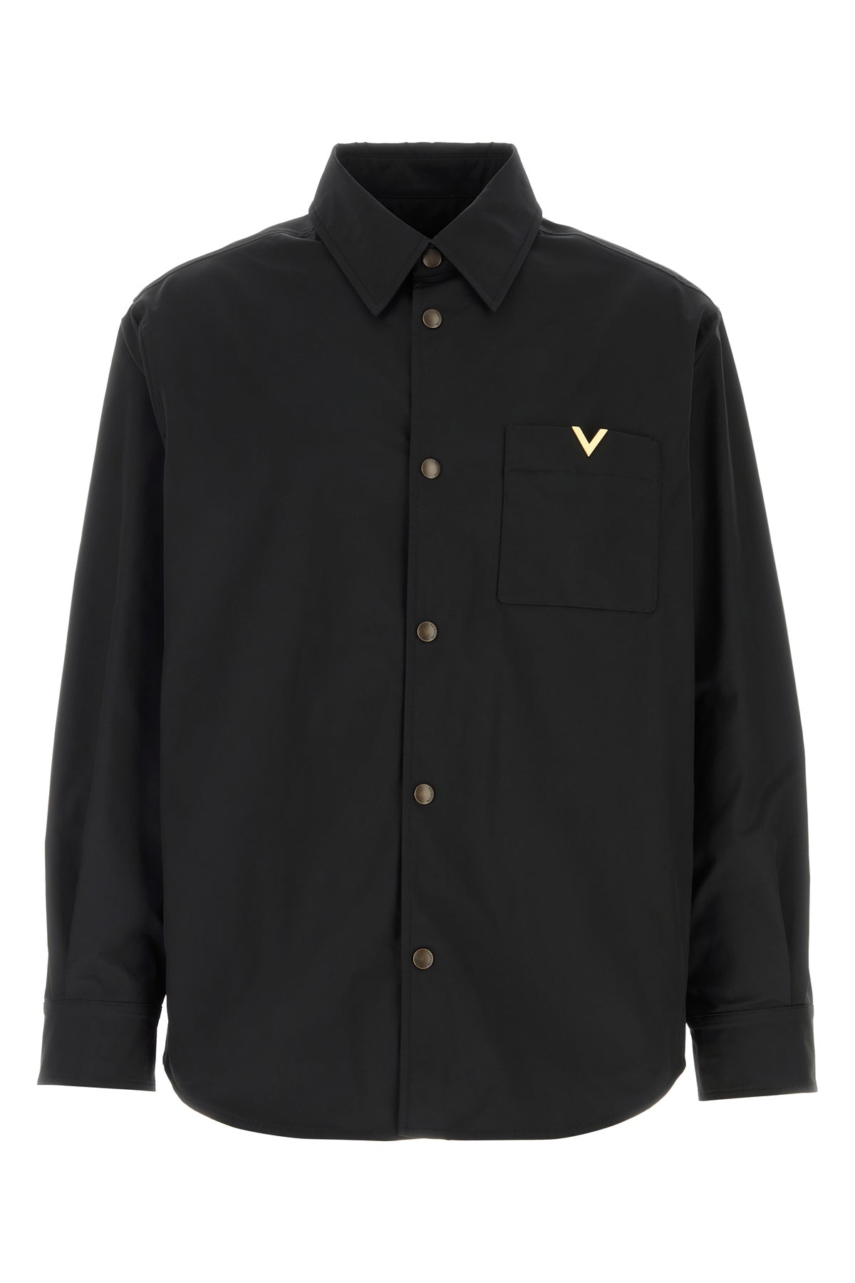 Valentino Garavani Camicia in poliestere stretch nera