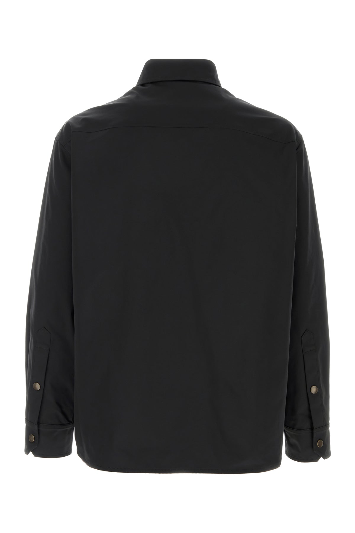 Valentino Garavani Camicia in poliestere stretch nera, view 2